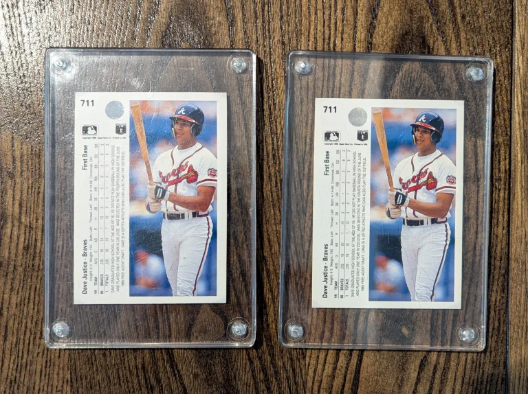 Dave Justice Baseball Card - Braves image indicator(2)