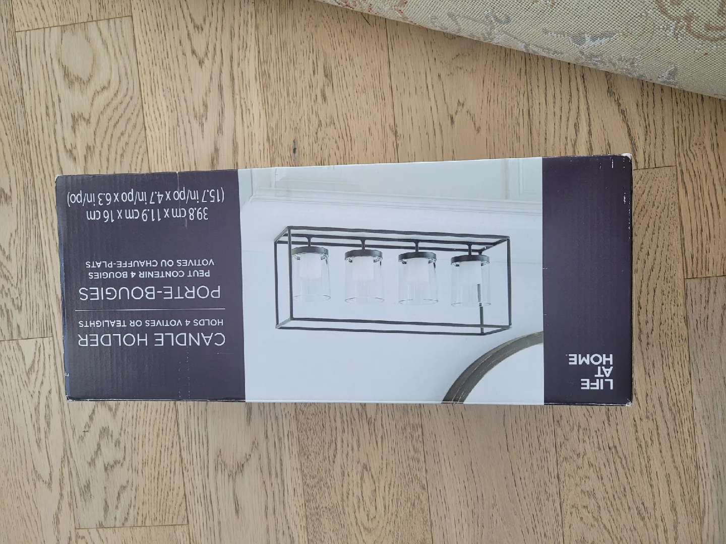 Life At Home Candle Holder - Holds 4 Votives or Tealights image indicator(4)