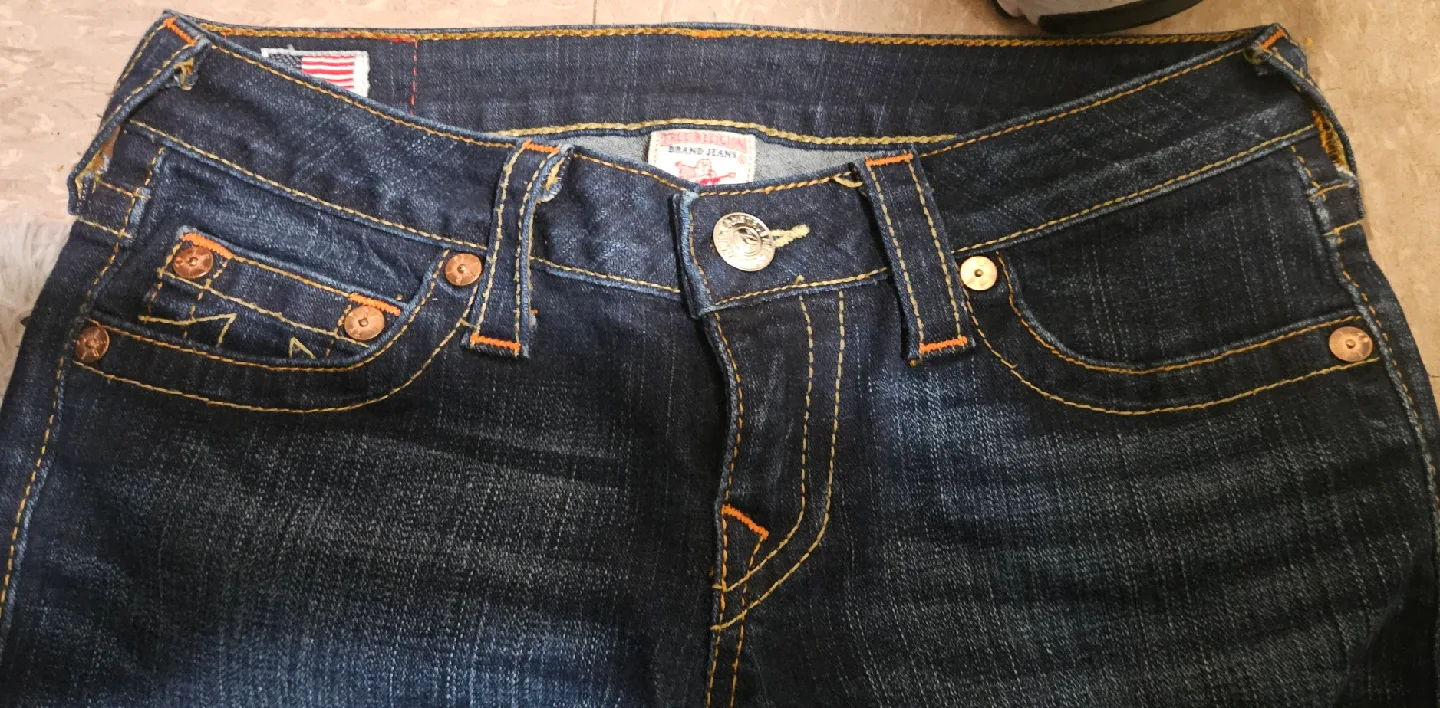Women's True Religion Dark Wash Jeans 🥕 image indicator(3)