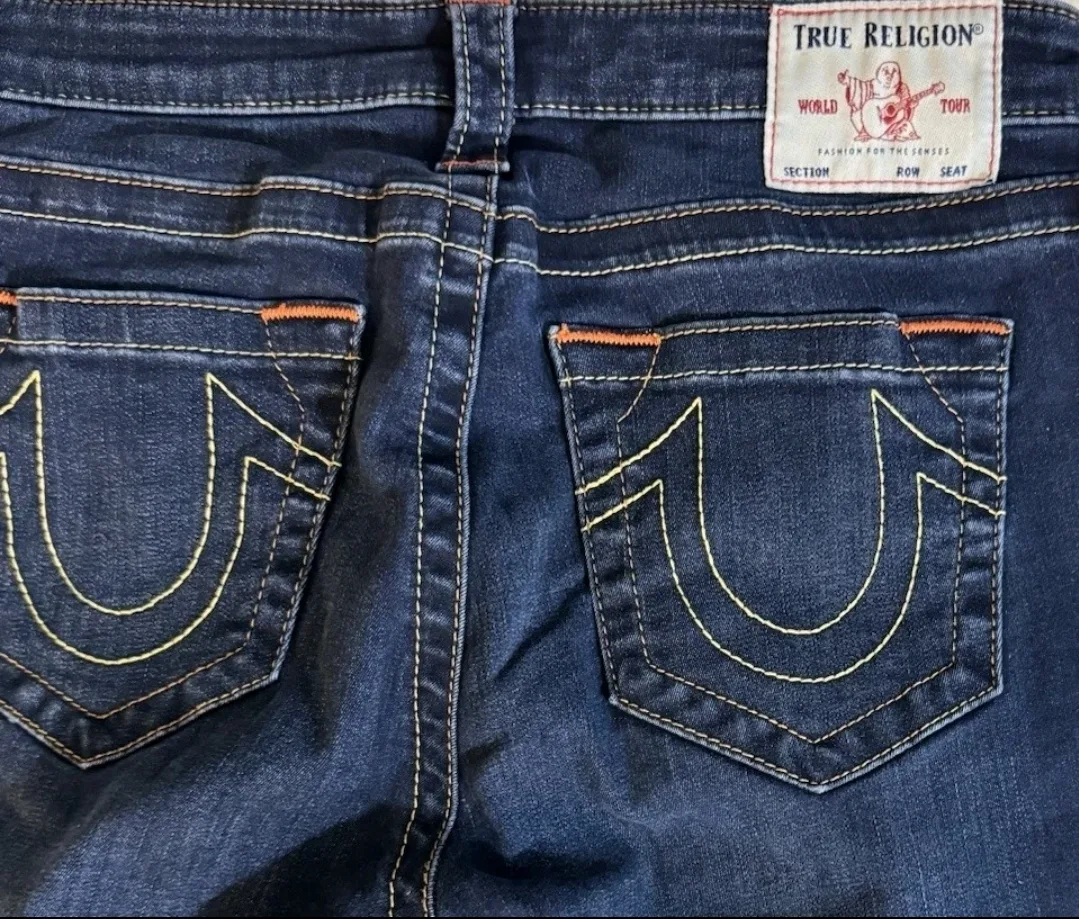 Women's True Religion Dark Wash Jeans 🥕 image indicator(6)