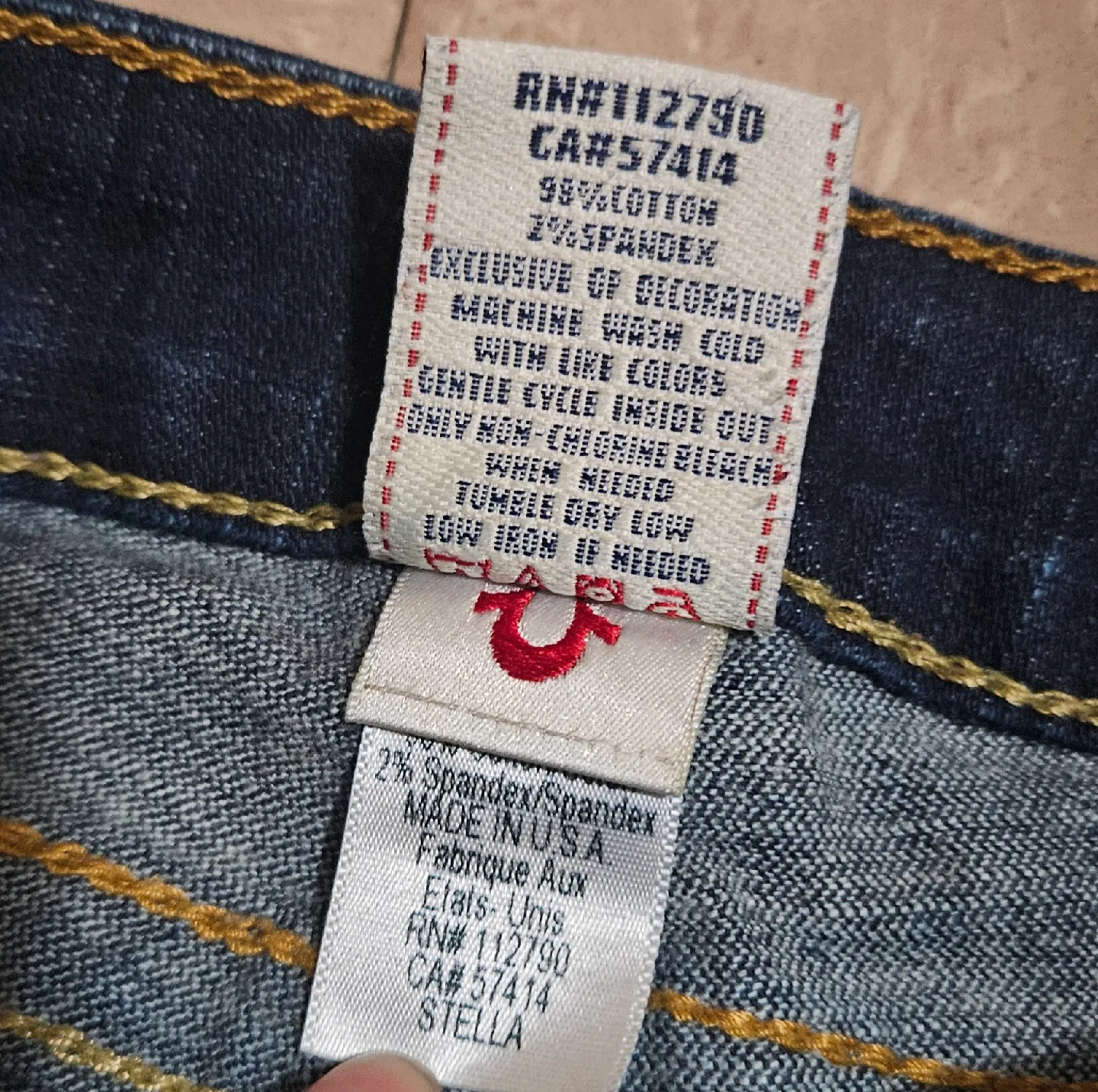 Women's True Religion Dark Wash Jeans 🥕 image indicator(8)