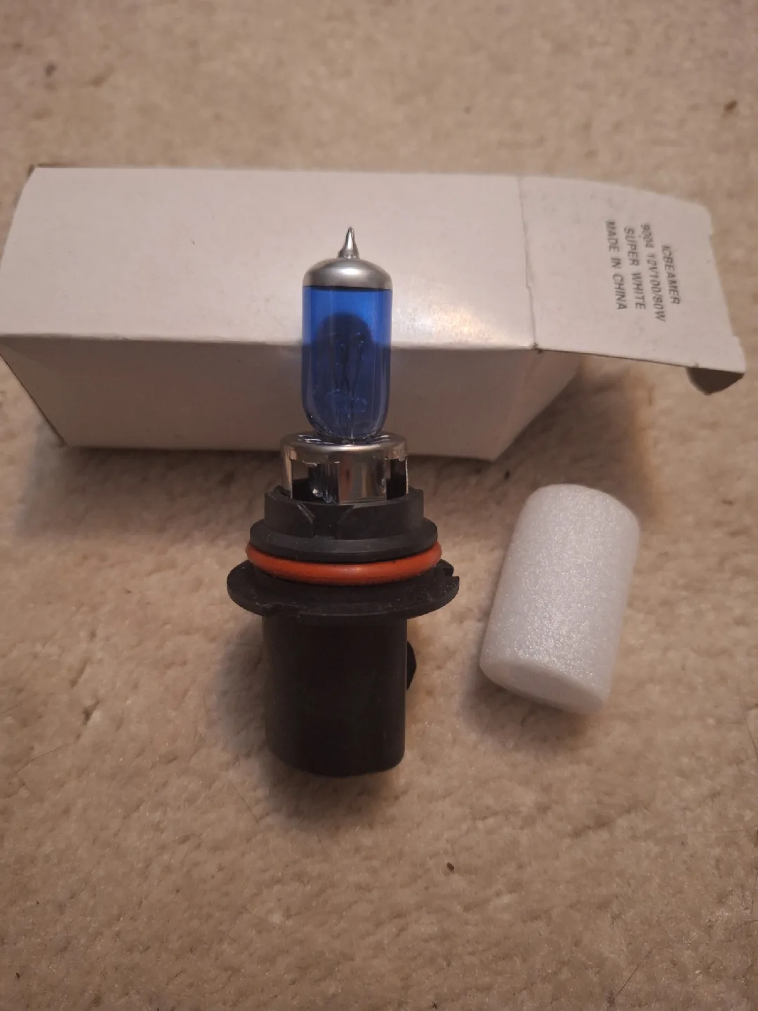NEW ICBEAMER 9004 12V100/80W Super White Bulb 💡 thumbnail