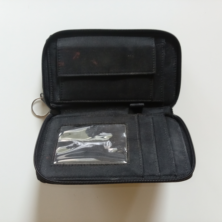 Black Corduroy Wallet /Pouch - photo 2