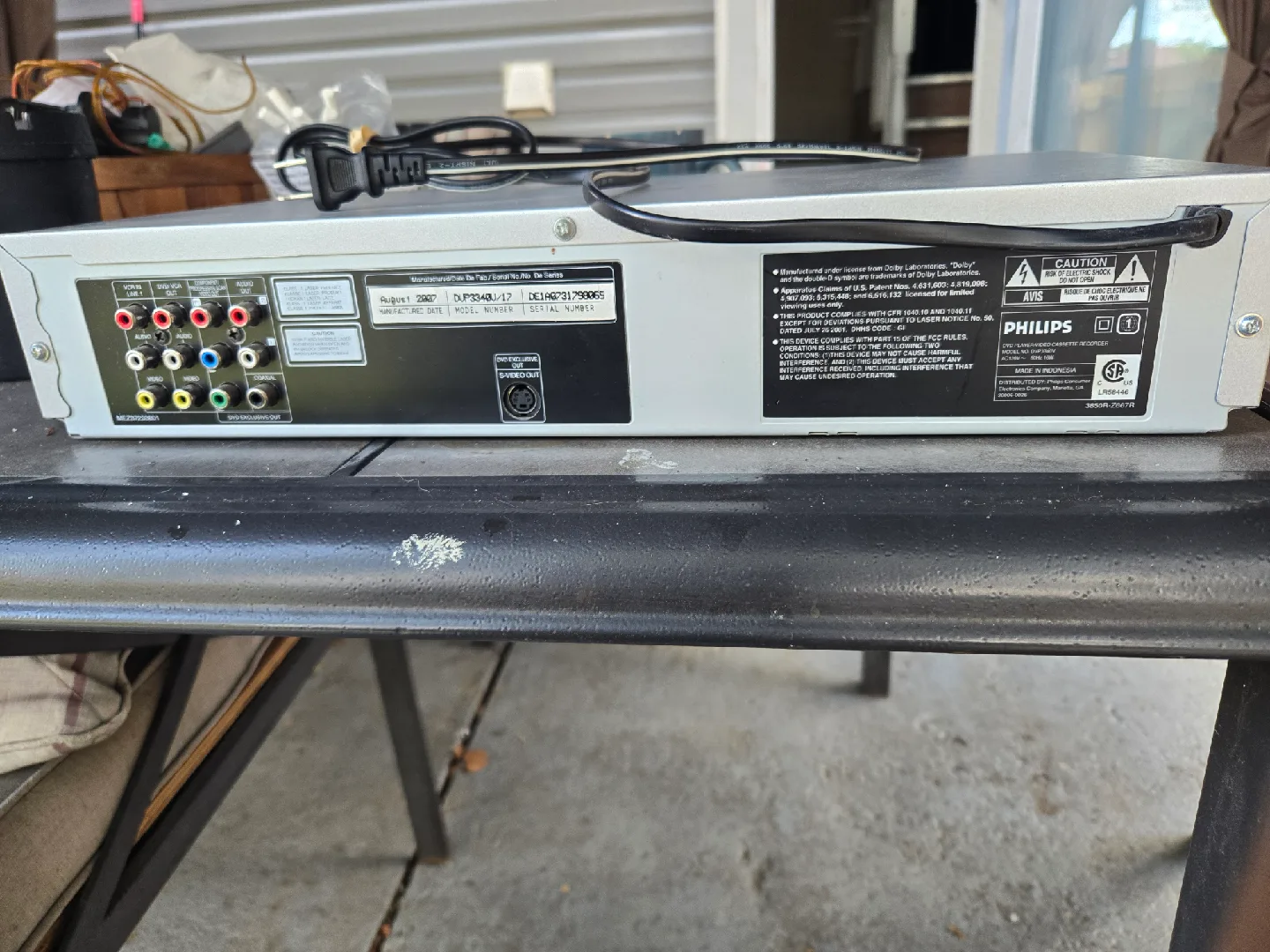 Philips DVD/VCR Combo Player image indicator(4)