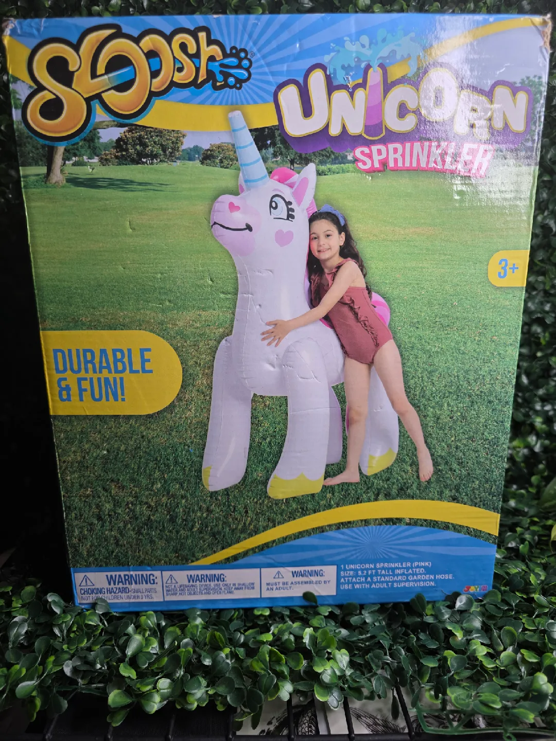 Sloosh Unicorn Sprinkler - 5 FT+ Tall! thumbnail