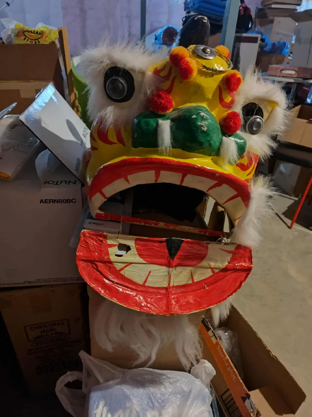 Lion Dance head Costume thumbnail