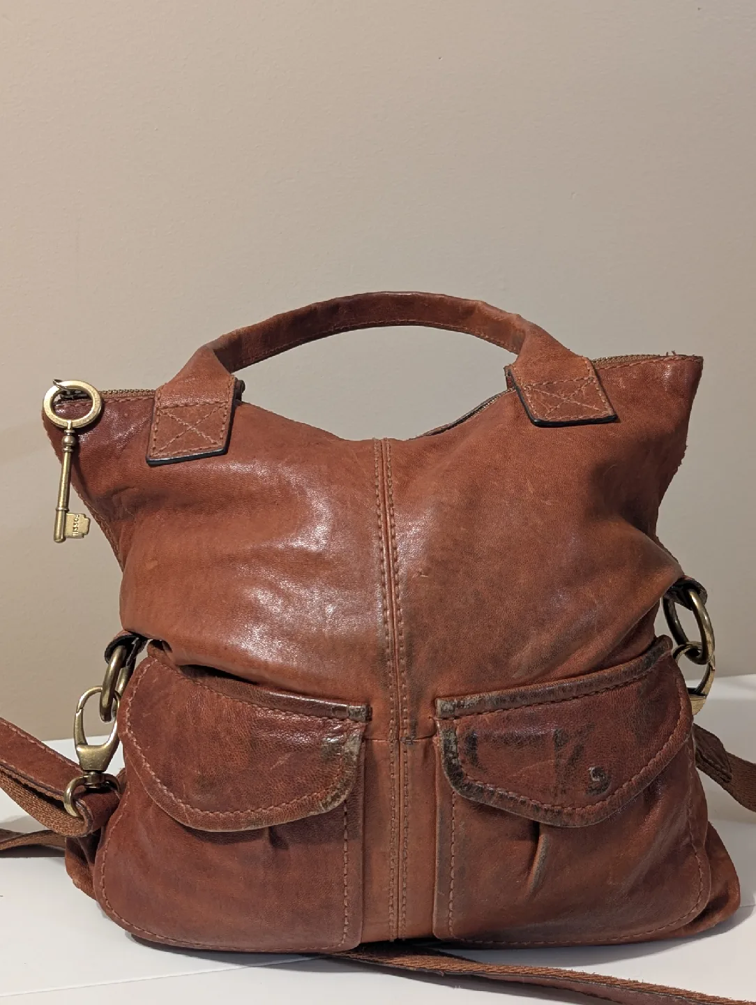 Fossil Long Live Vintage Brown Leather Purse image indicator(3)