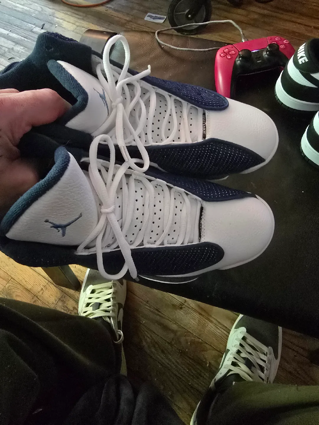 Nike Dunk Low Panda Shoes and Jordons image indicator(4)