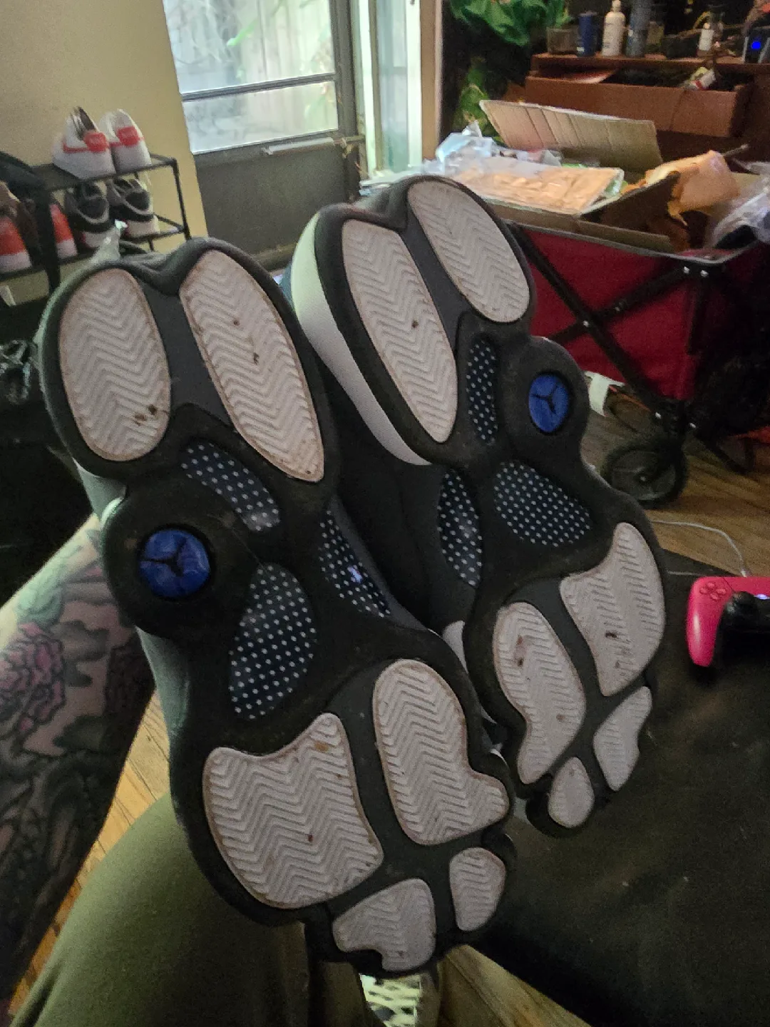 Nike Dunk Low Panda Shoes and Jordons image indicator(6)