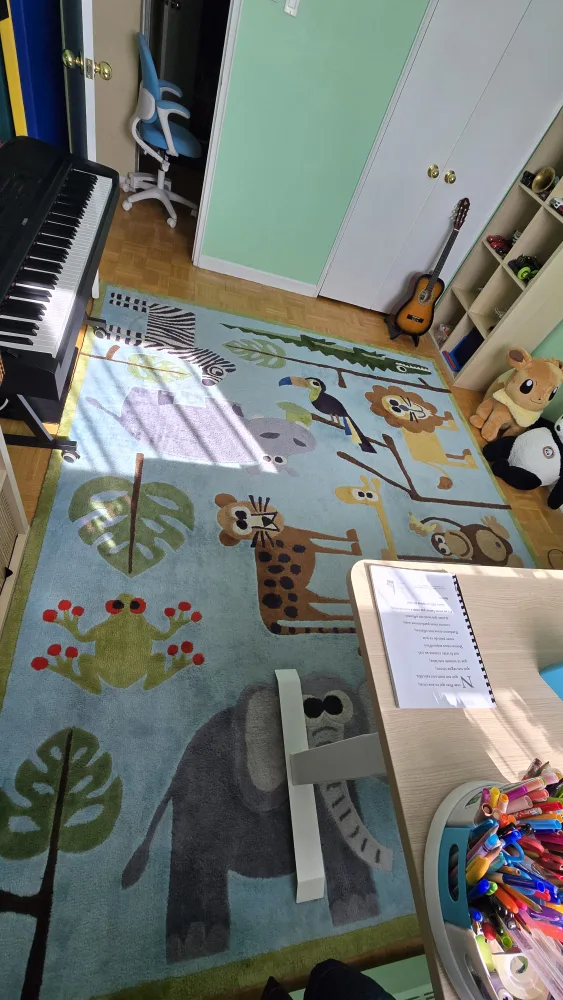 Kids Jungle Animal Rug 8ftx10ft image indicator(3)