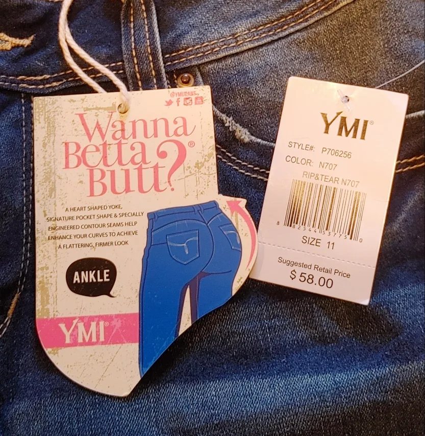 YMI Wanna Betta Butt Ankle Jeans image indicator(8)