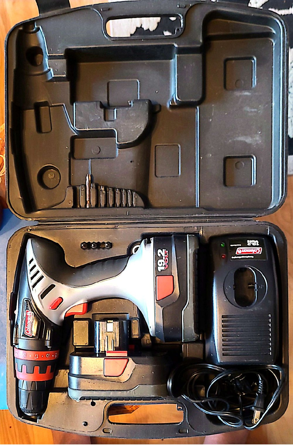 Coleman 19.2 Volt Cordless Drill w/ Case - photo 2