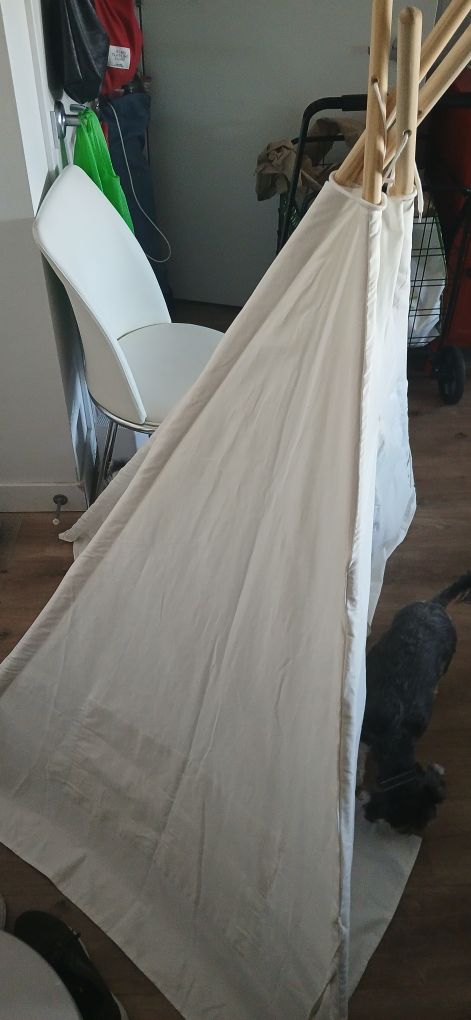 Kids White Teepee Tent - photo 4