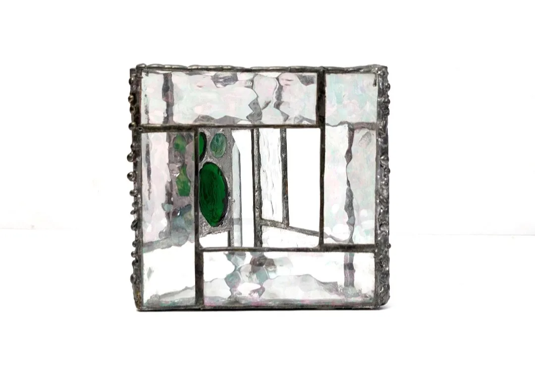 Retro Stained Glass Tealight Holder image indicator(9)