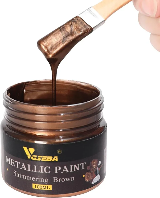 VGSEBA Metallic Paint - Shimmering Brown (100mL) thumbnail