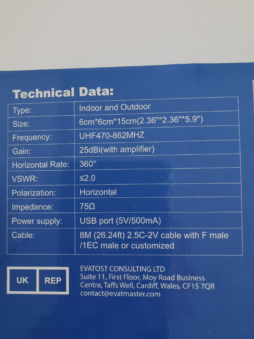 Indoor/Outdoor HDTV Antenna - New - photo 3