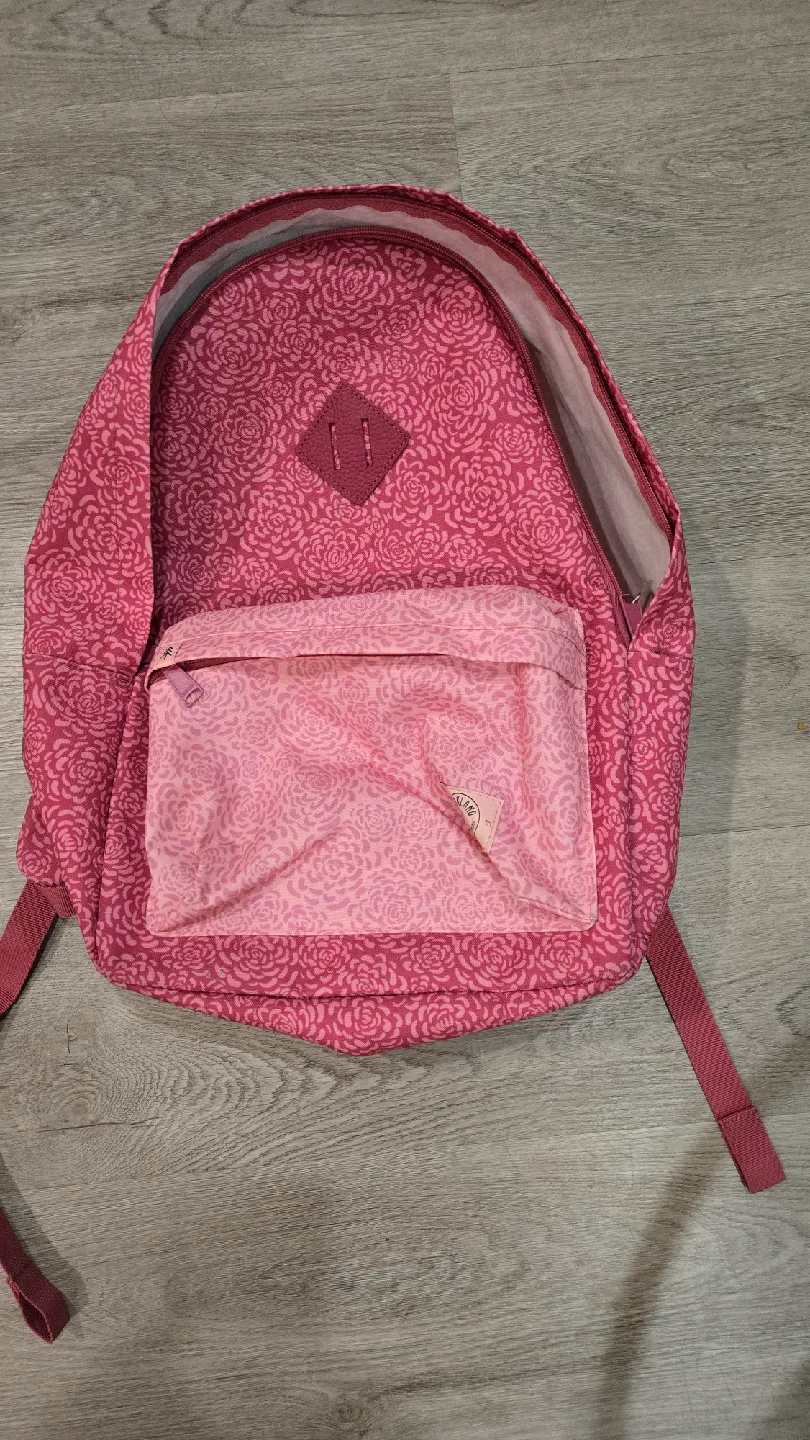 🥕Parkland Meadows Pink Floral Backpack thumbnail