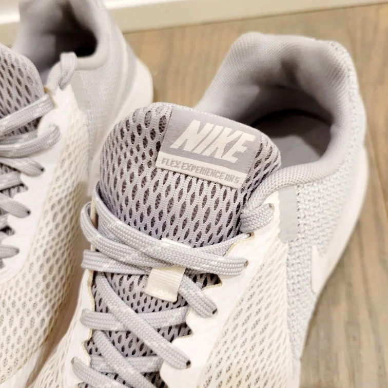 Nike Classic White & Grey Running Shoes  8 US image indicator(4)