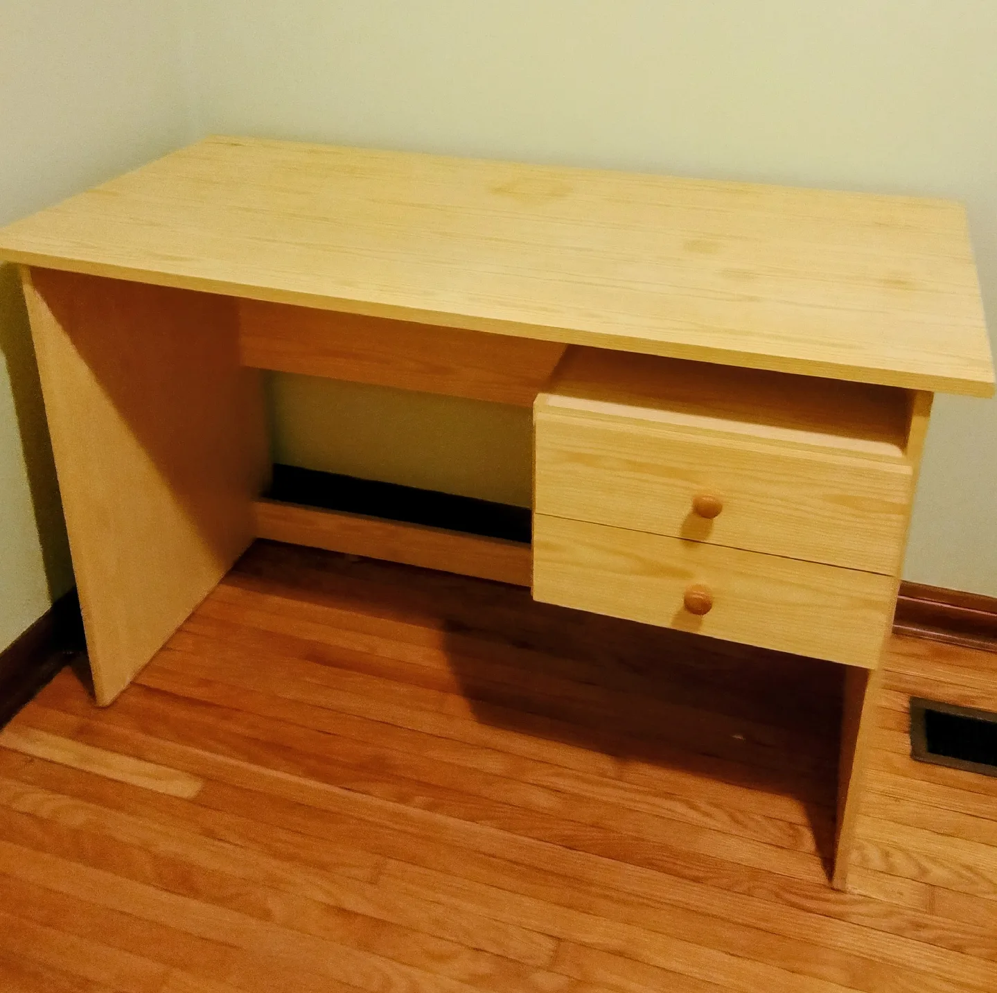 Wooden Desk with Drawers thumbnail