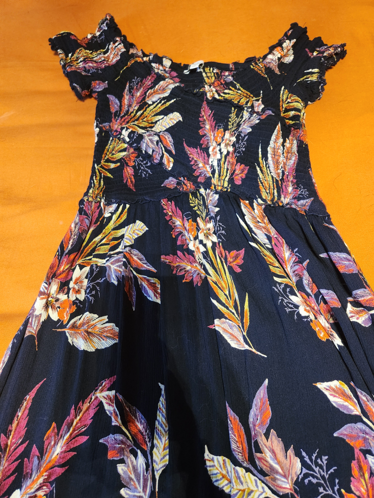 Floral Print Maxi Dress Small - photo 2
