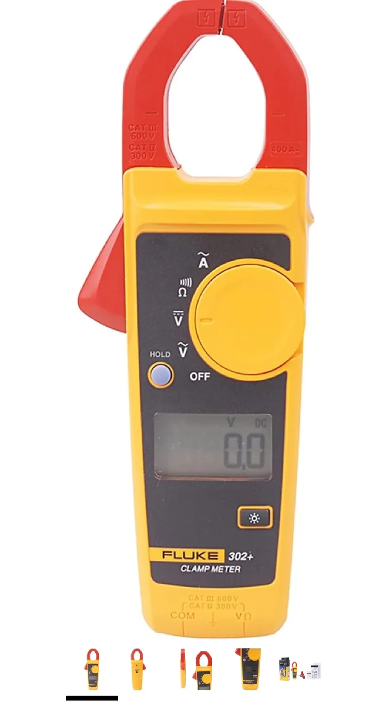 New fluke  302 Digital Clamp Meter AC/DC Tester thumbnail