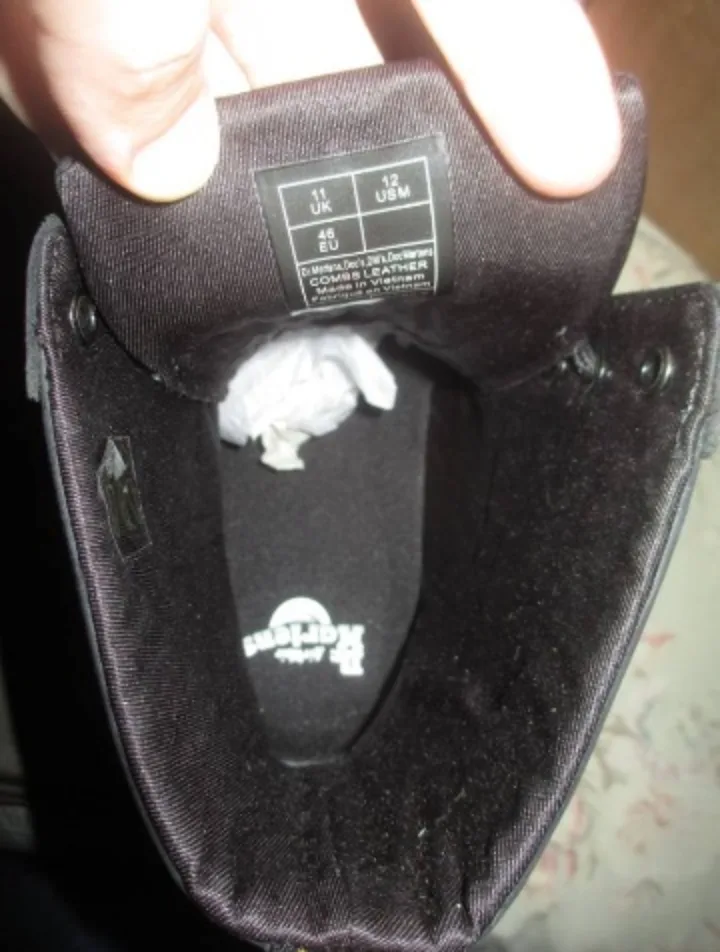 Men's Size 12 Dr. Martens Combs Leather Casual Boots image indicator(4)