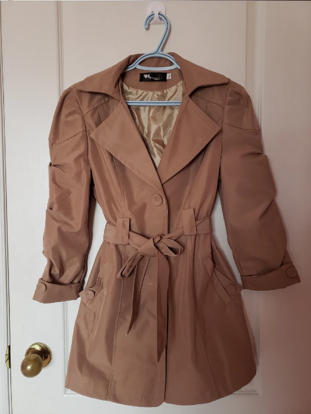 Classic Beige Trench Coat thumbnail