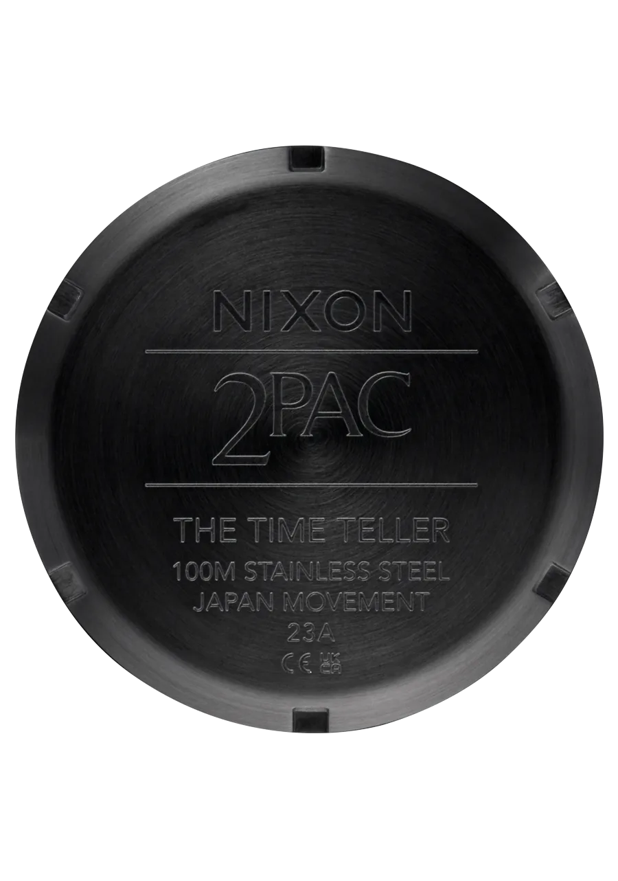 Nixon x 2Pac Time Teller Watch - Black/Gold, New in Box image indicator(4)