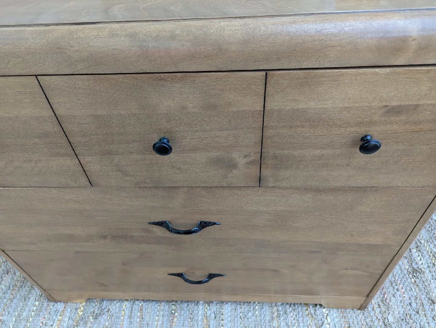 Newly refinished MCM waterfall dresser image indicator(5)