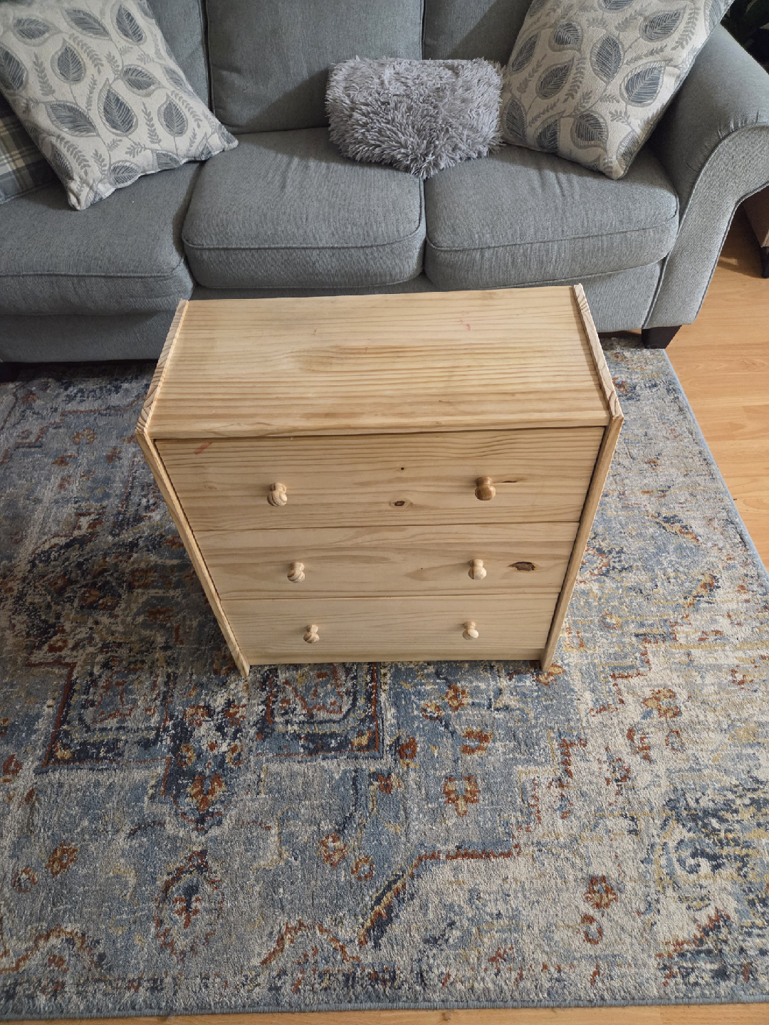 Wooden 3-Drawer Dresser