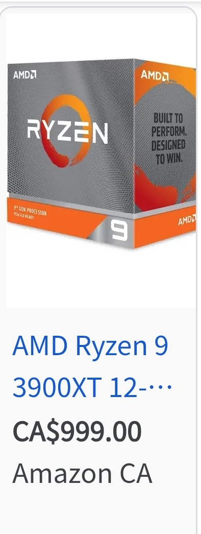 New AMD Ryzen 9 3900XT CPU Processor🥕