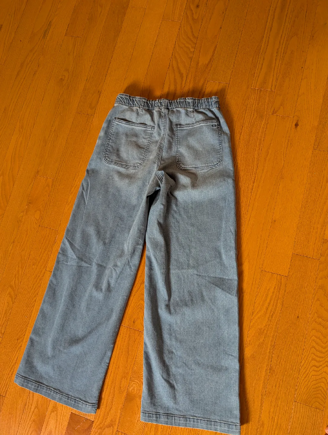 American Eagle Denim Wide Leg Pants - Size 30 image indicator(4)