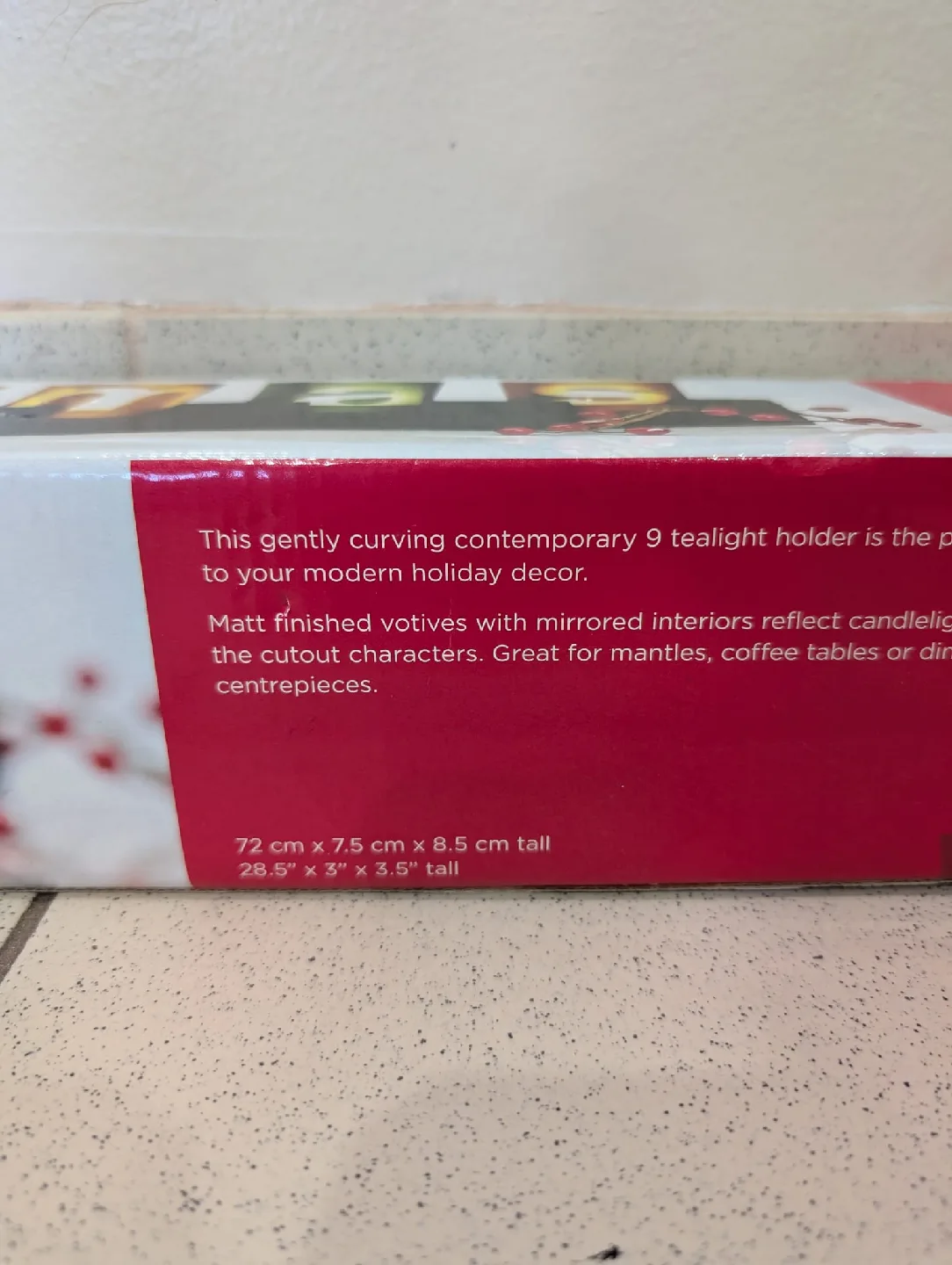 Merry Christmas Tealight Holder image indicator(3)