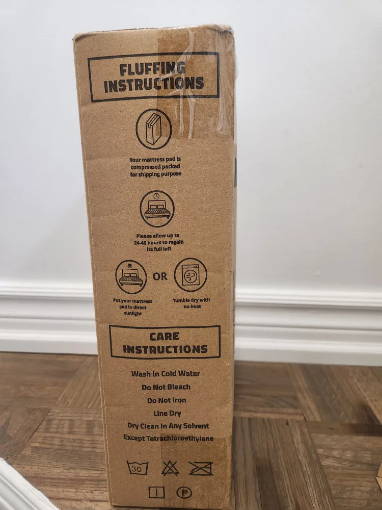 Queen Quilted Mattress Pad image indicator(2)