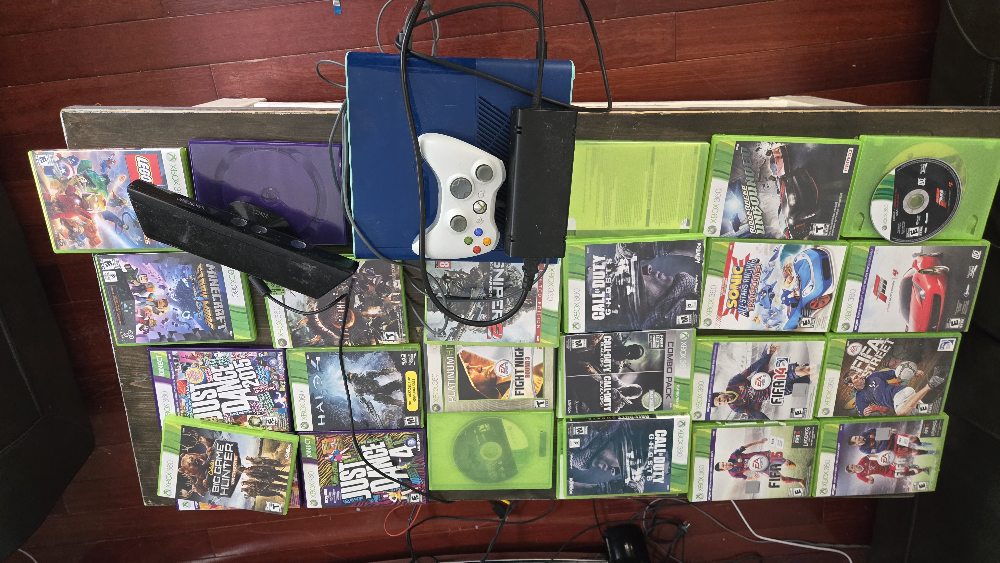 Xbox 360 Console with Games - photo 2