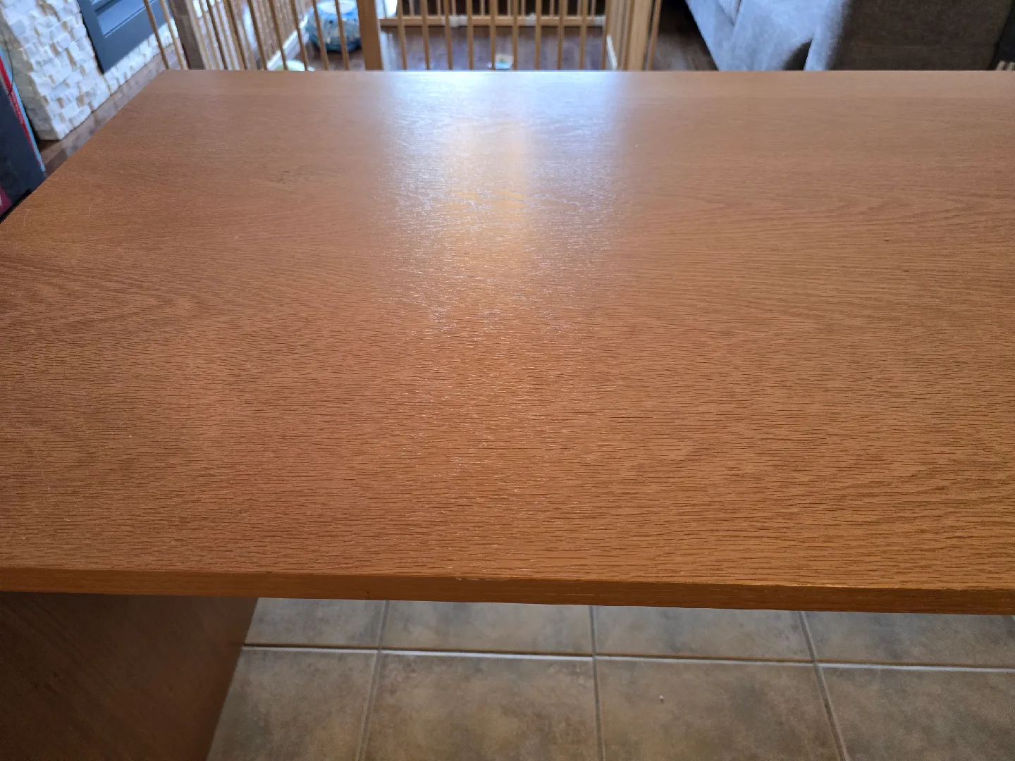 🪵 Vintage IKEA/Idomo Office Desk – Solid White Oak Veneer image indicator(4)