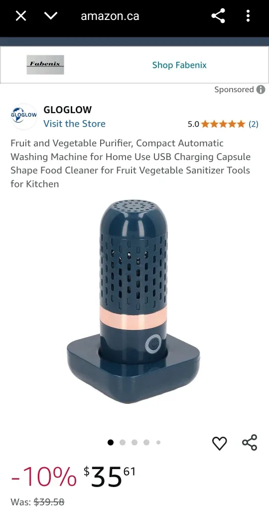 Gloglow Fruit & Vegetable Purifier thumbnail