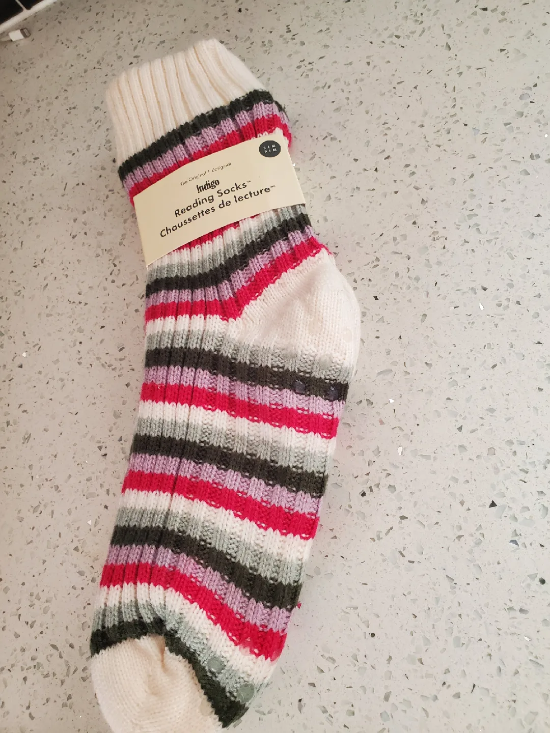 Indigo Reading Socks - New thumbnail