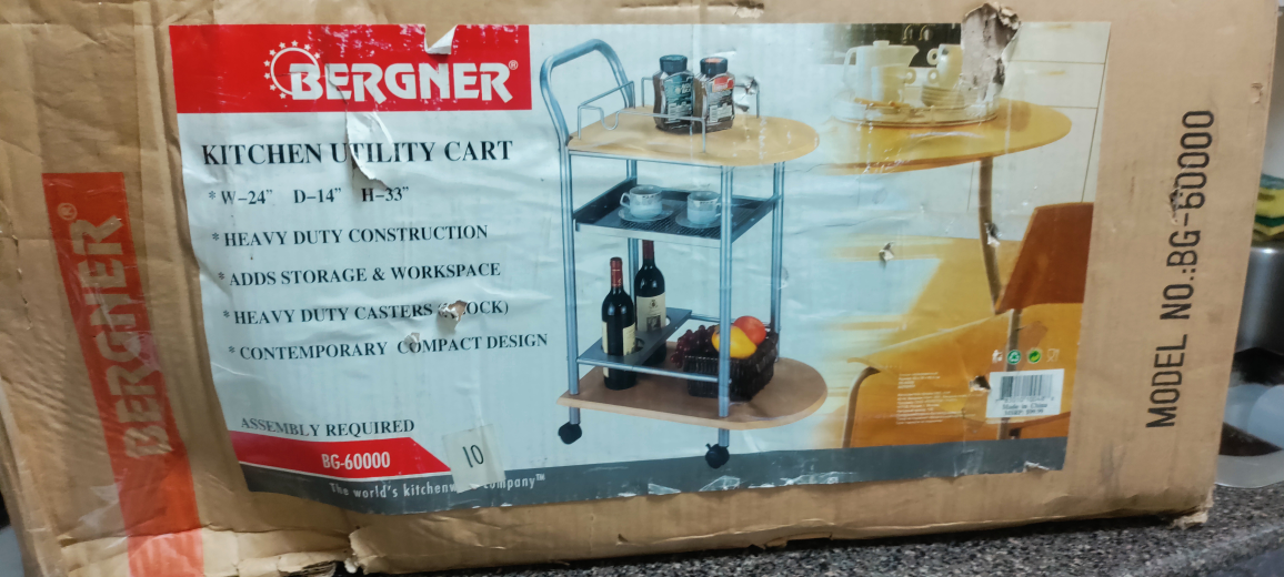 Bergner Kitchen utility cart