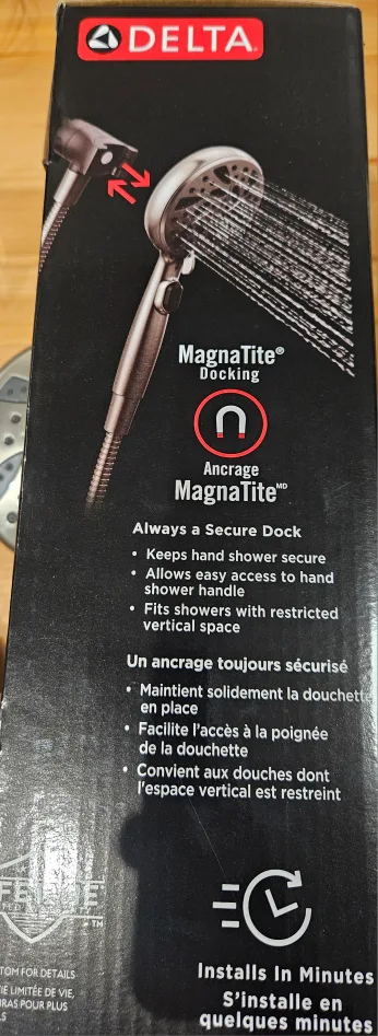 Delta SureDock Magnetic Hand Shower - Brushed Nickel image indicator(2)