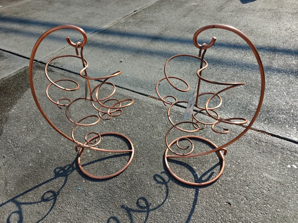 Metal Wine Rack - Set of 2 Table Tendril 🥕 thumbnail