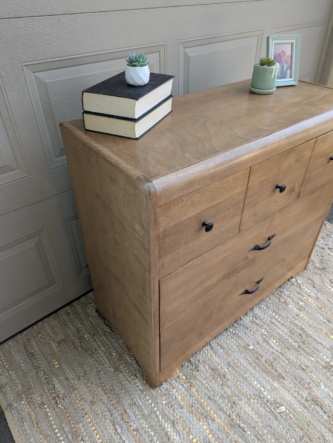 Newly refinished MCM waterfall dresser image indicator(3)