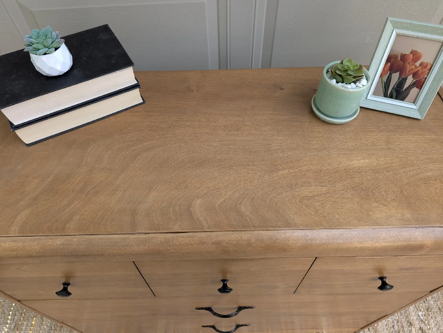 Newly refinished MCM waterfall dresser image indicator(6)