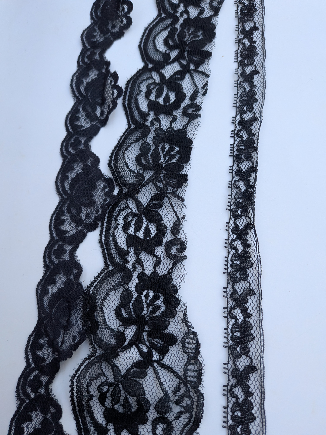 Vintage Black Lace Trim Assortment - photo 5