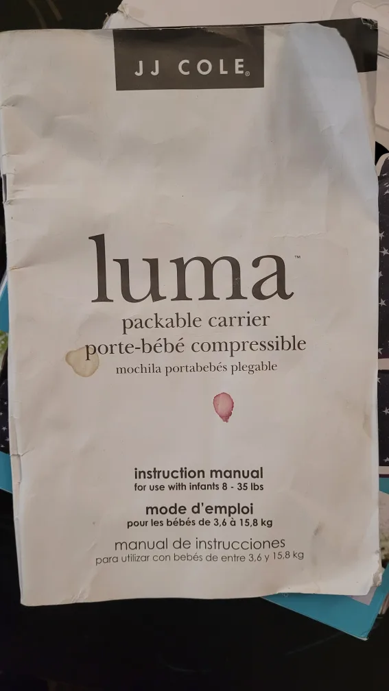 JJ Cole Luma Packable Carrier - Starry Night image indicator(7)