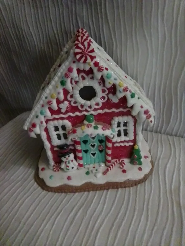 Gingerbread House Light Up Decoration image indicator(2)