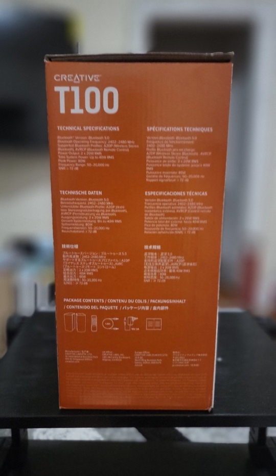 Creative T100 Premium Hi-Fi 2.0 Desktop Speakers - New - photo 4