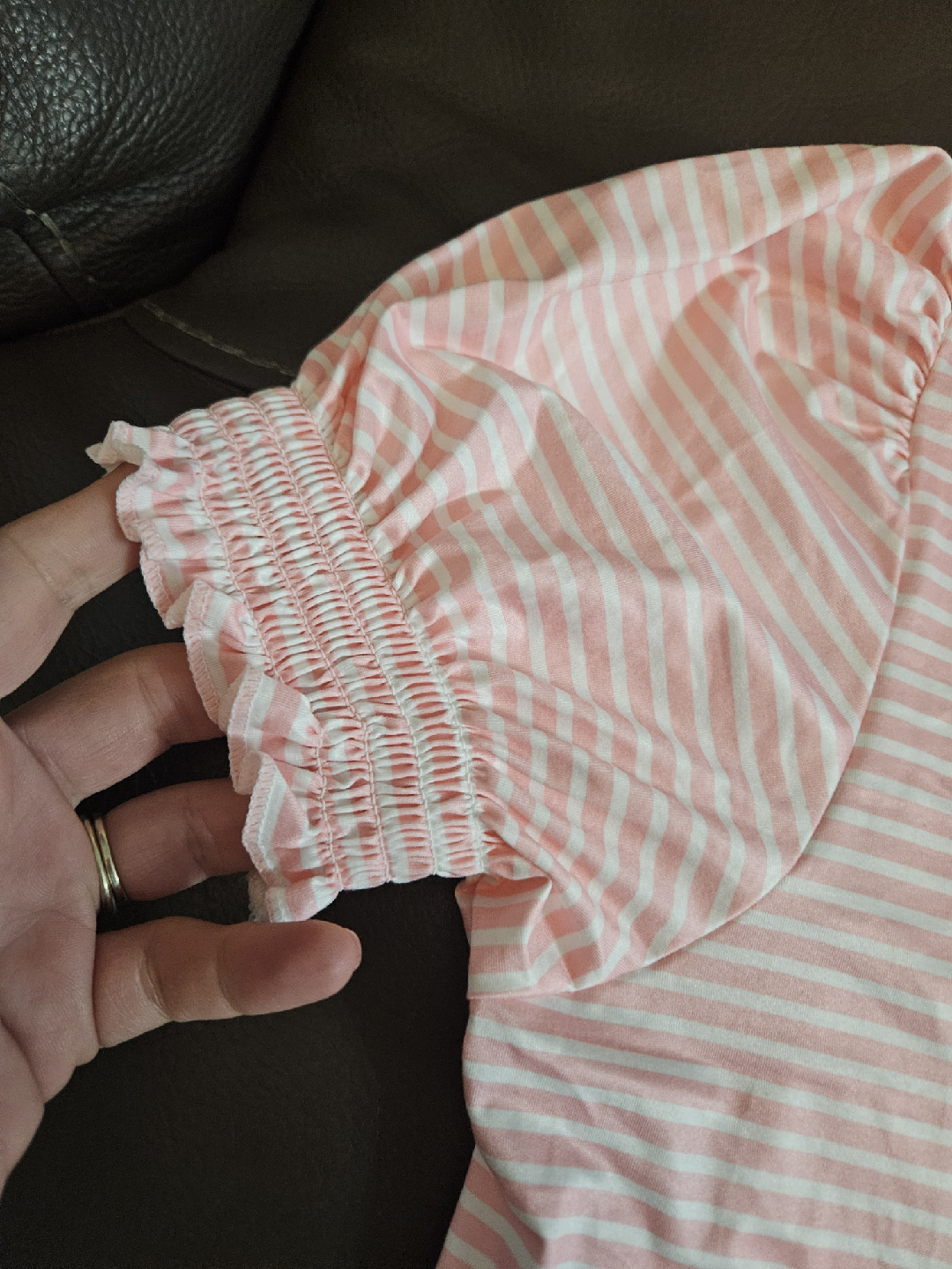 MISIFI Striped Square Neck Top - Size M - photo 2