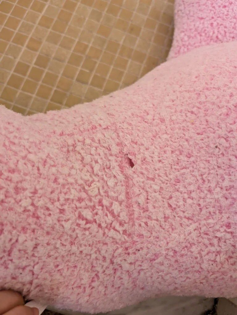 Pink Bed Rest Pillow Reading Pillow Sherpa Pillow image indicator(2)