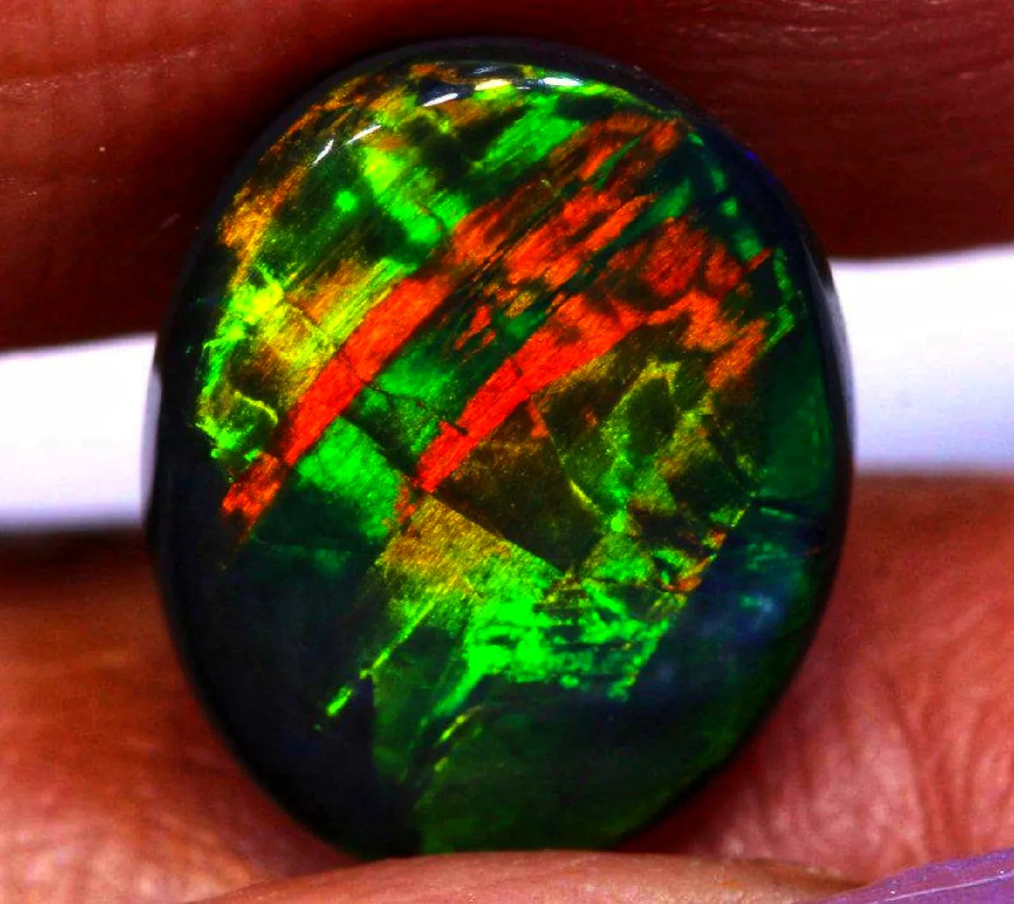 Delightful Dream: 1.85 ct Lightning Ridge Harlequin Opal thumbnail